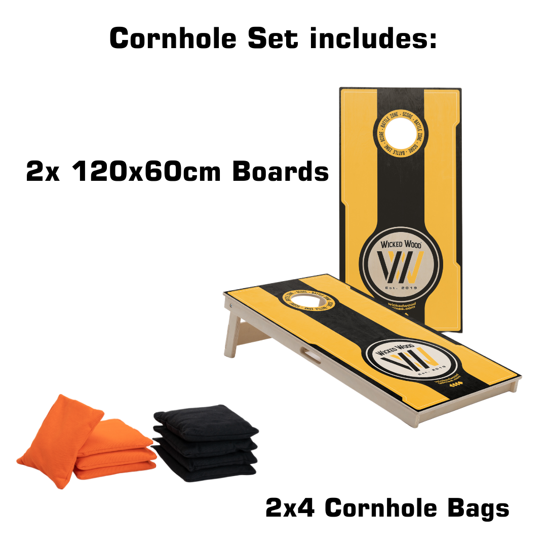 BATTLE ZONE - Cornhole Set - 15mm Cornhole sets Wicked Wood Games
