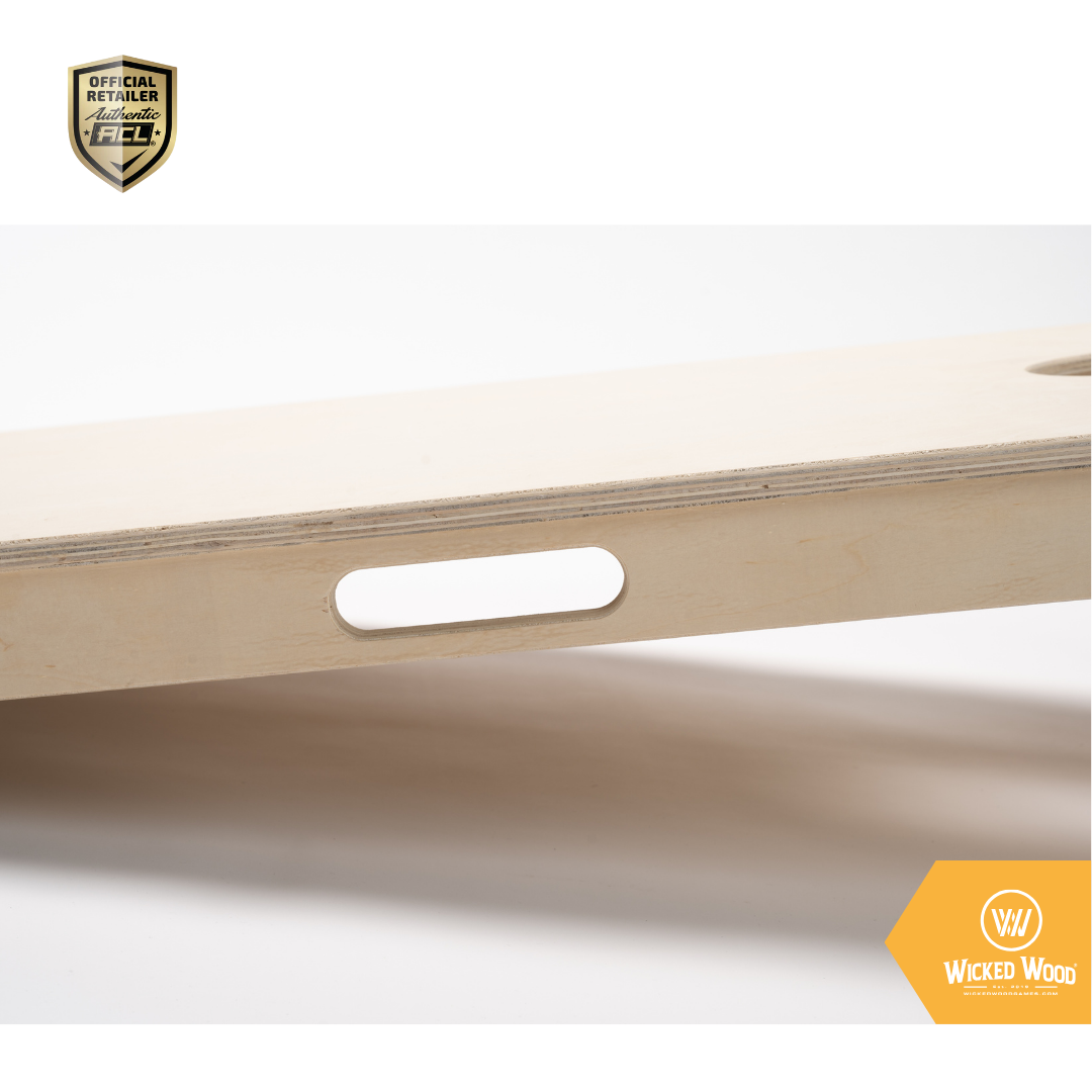 Cornhole Starting Kit - 12mm / 15mm - 120x60 - 1x Board / 2x4 Bags Cornhole sets Wicked Wood Games