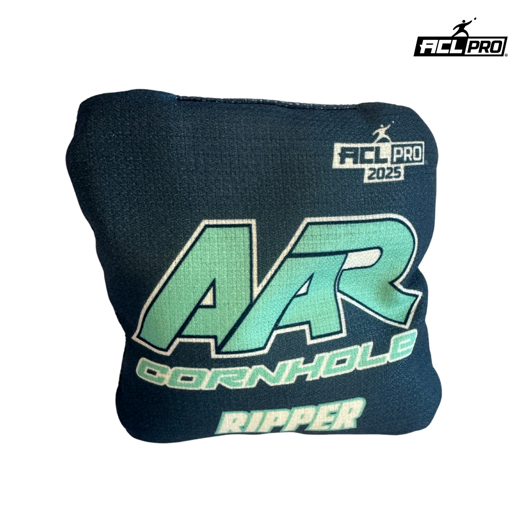 AAR Ripper 2025 - 1x4 Cornhole Bags - ACL Pro Cornhole Bags AAR Blue/Green