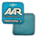 AAR Shockwave X 2026 - 1x4 Cornhole Bags - ACL Pro Cornhole Bags AAR Light Blue/White