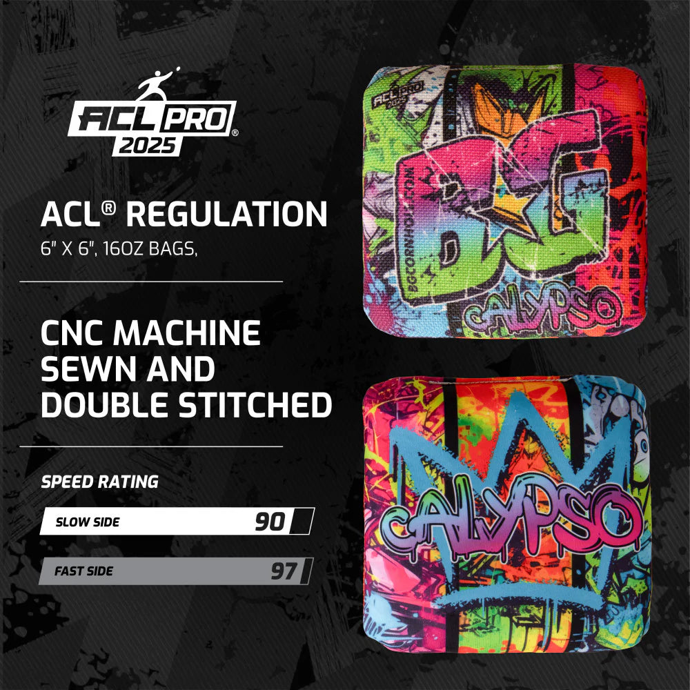 BG - CALYPSO - 2025 - ACL PRO - 1x4 Cornhole Bags Cornhole Bags BG Cornhole