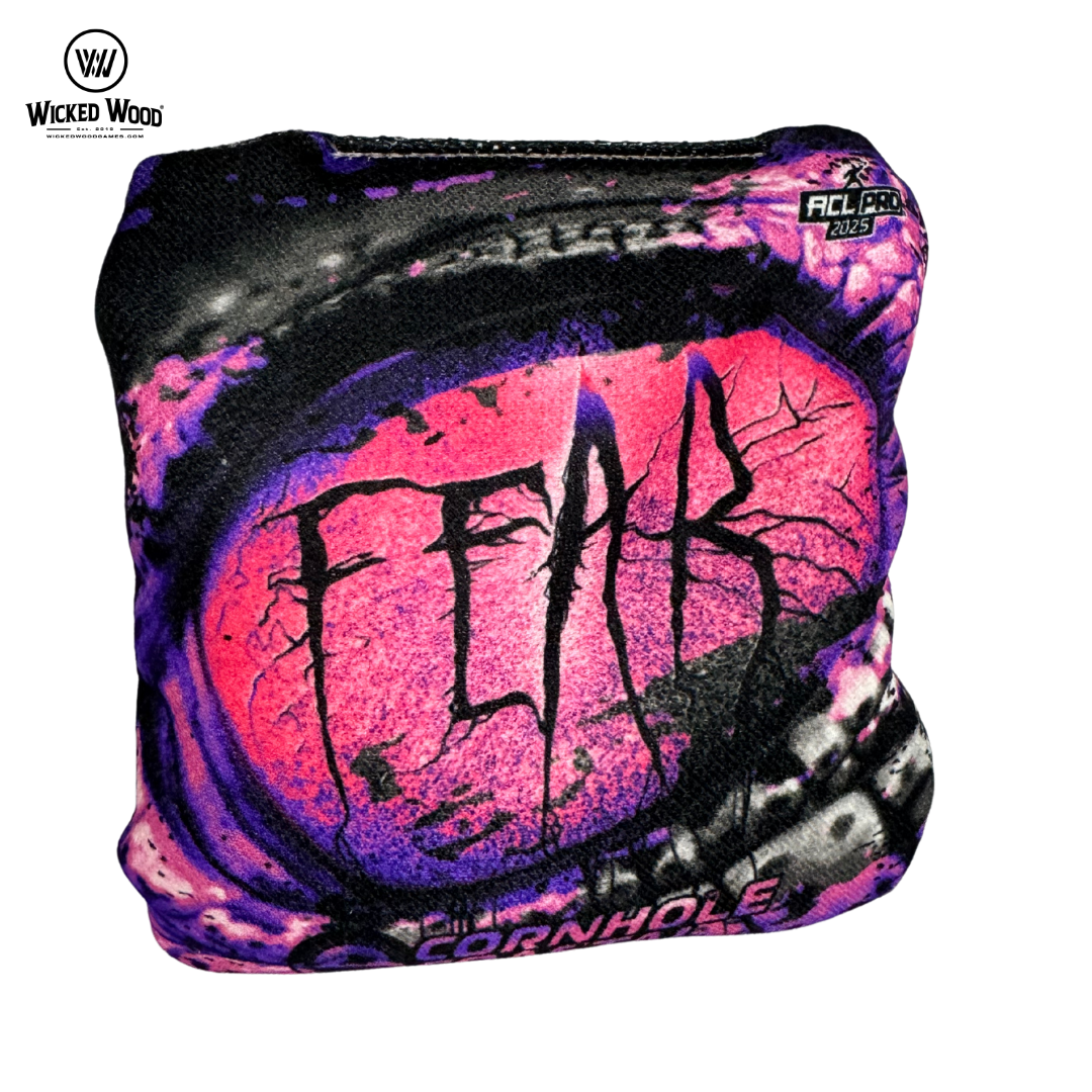 Cornhole Coastal - Fear 2025 - 1x4 Cornhole Bags Cornhole Bags Coastal Pink