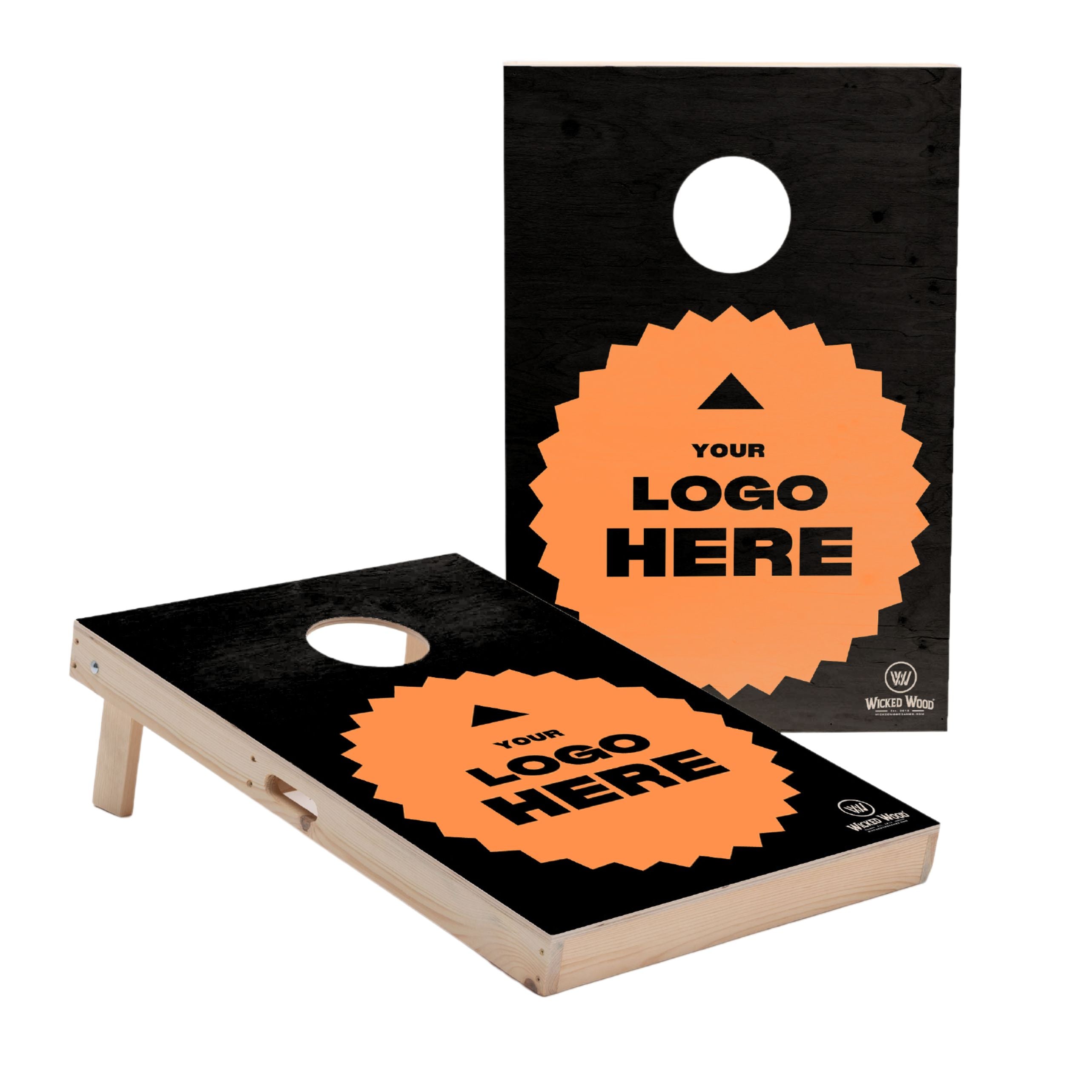 Cornhole Set met Eigen Design - 90x60cm Cornhole sets Wicked Wood Games