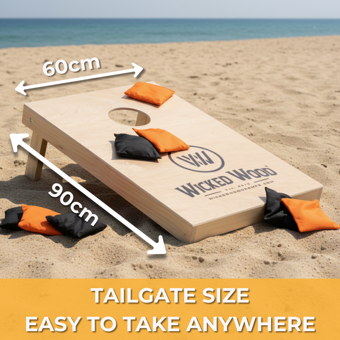 Set Cornhole - 90x60 - Design in legno malvagio