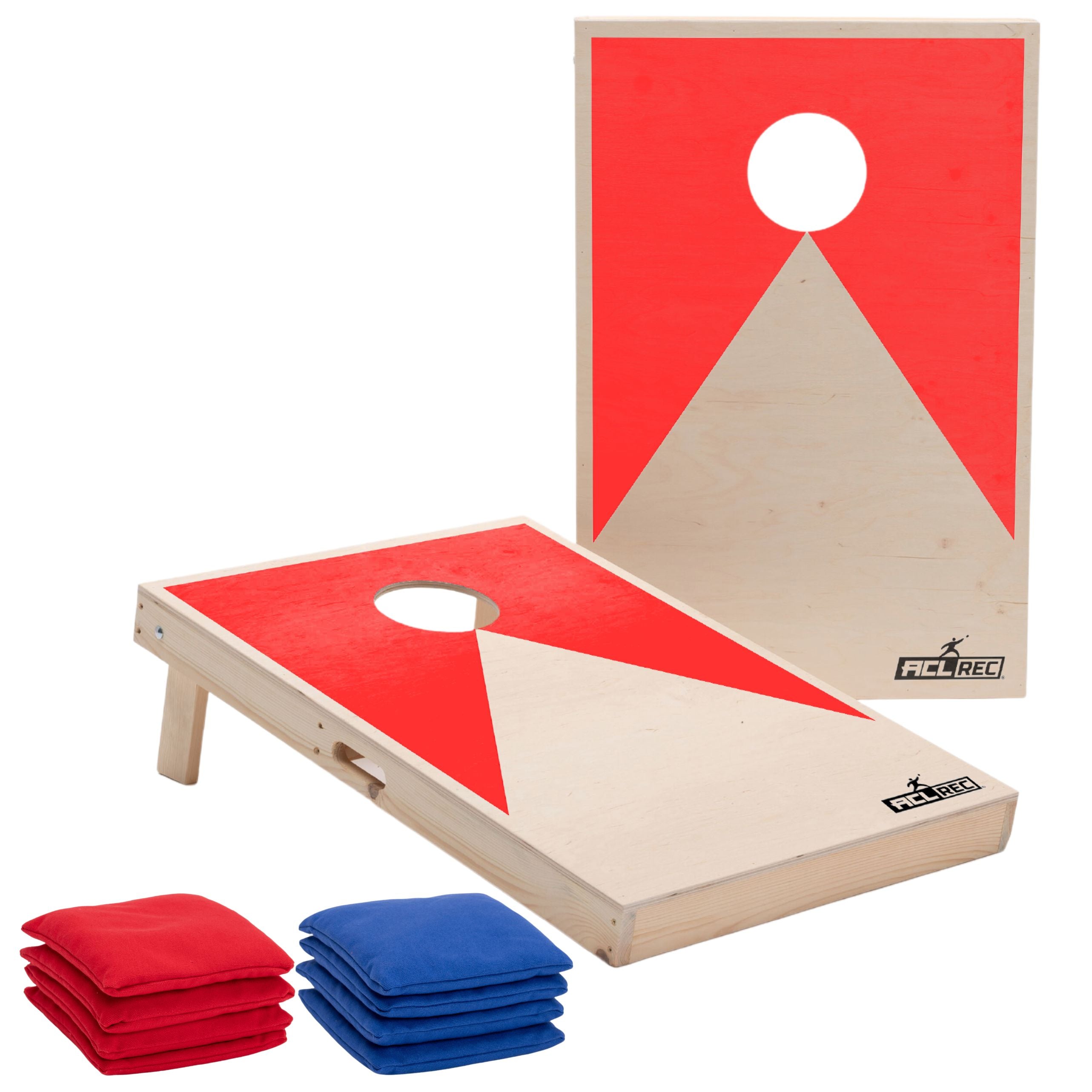 Cornhole Set - 90x60 - Red Cornhole sets Wicked Wood Games