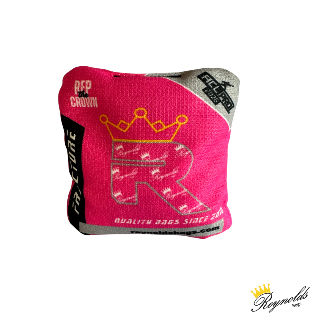 Reynolds - Fracture 2026 - ACL Pro Bags Cornhole Bags Reynolds Pink/Grey