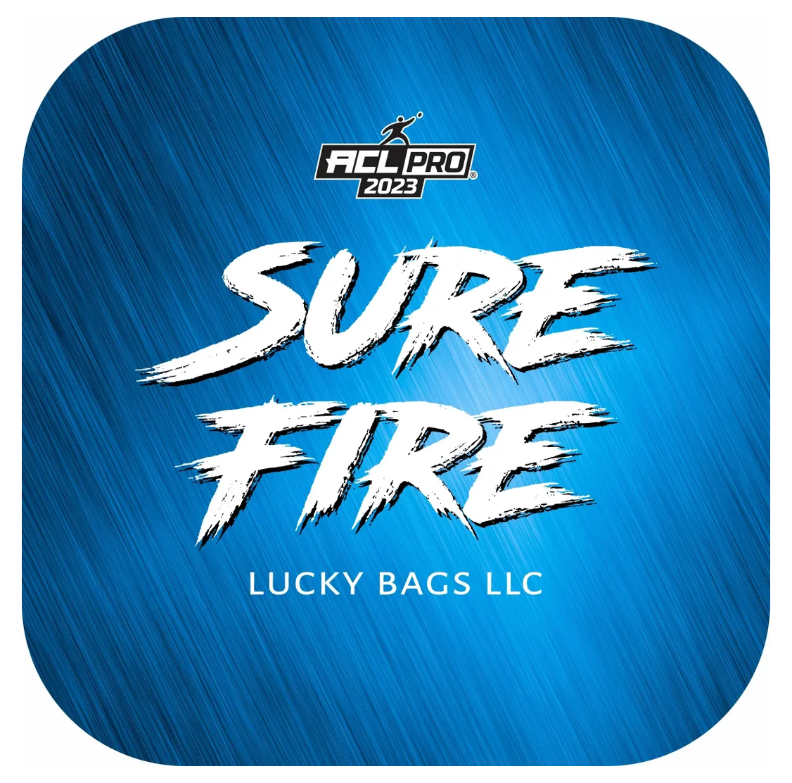Lucky Bags - Surefire 2023 - 1x4 Cornhole Bags Cornhole Bags Ultra Cornhole Blauw