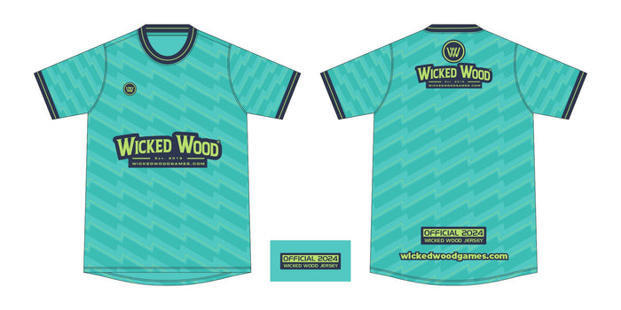 Wicked Wood 2024 Jersey - Green Wicked Wood Games