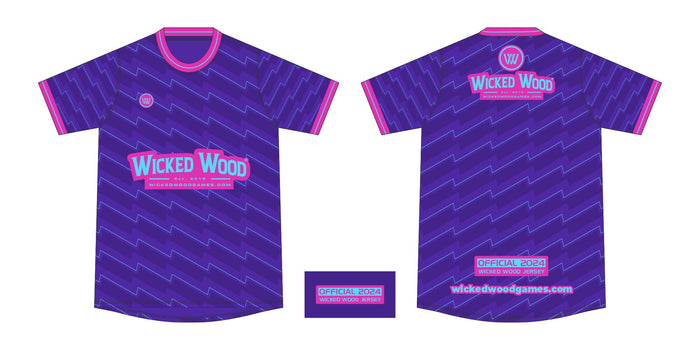 Wicked Wood 2024 Jersey - Paars Wicked Wood Games