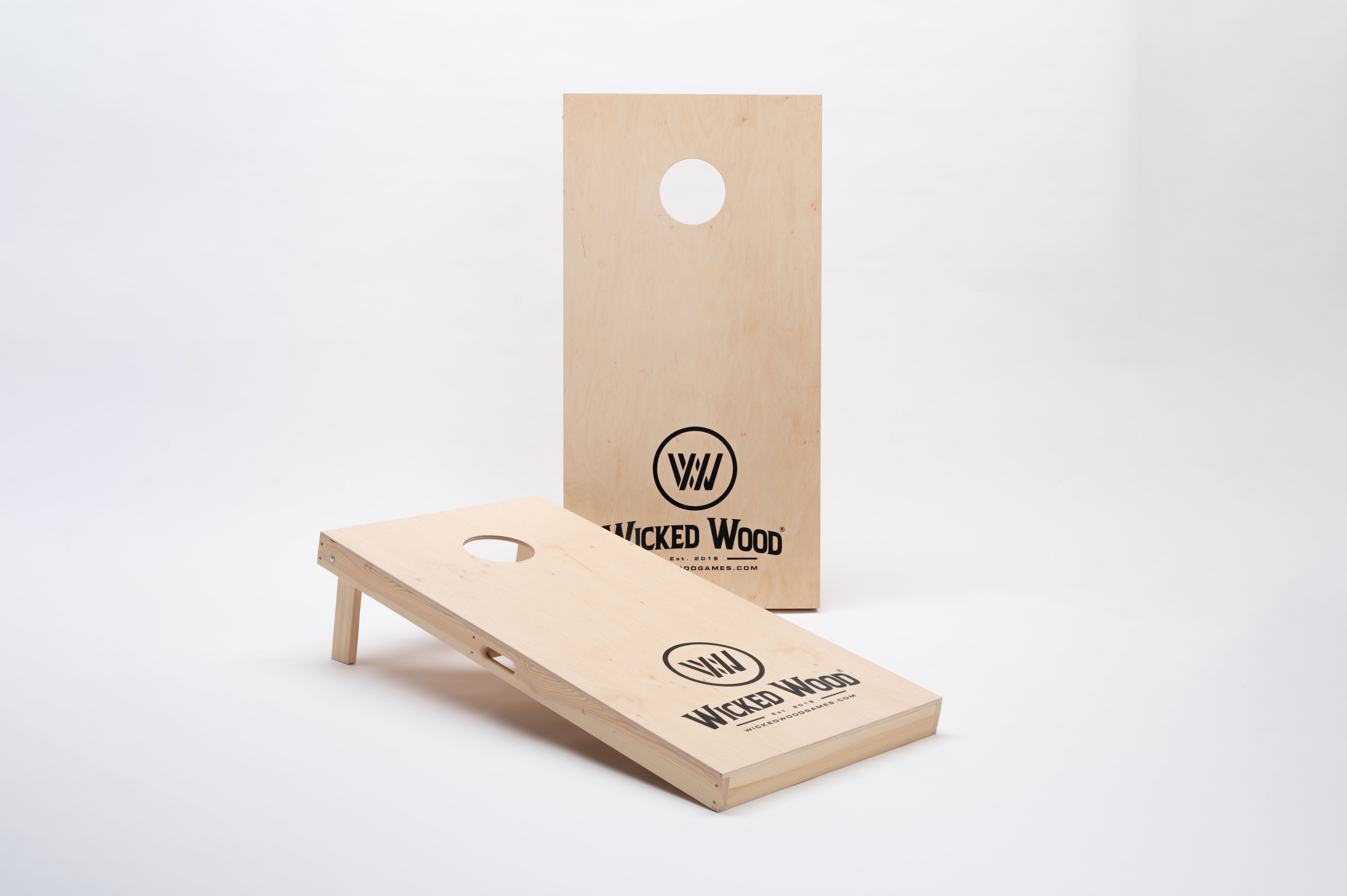 Cornhole Set - 120x60 - Wicked Wood Design - ACL REC - 10mm Cornhole sets Wicked Wood Games